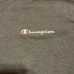 Unisex size Medium gray champion shirt